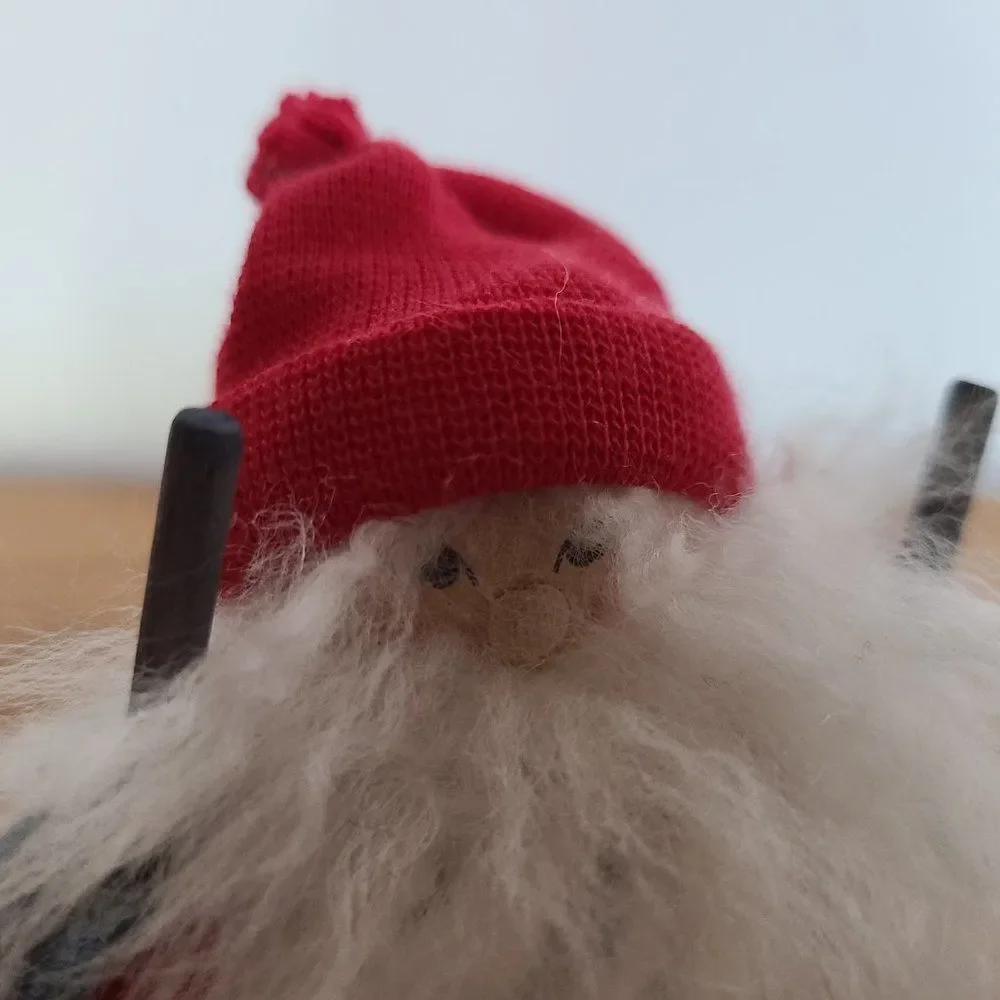 Butticki Swedish Tomte Gnome On Skis Made In Sweden Fabulously Festive Decor